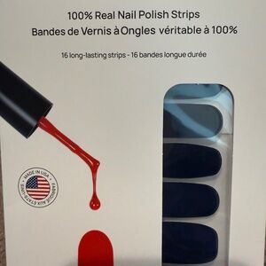 Color Street Nail Polish strips, Inky Blue